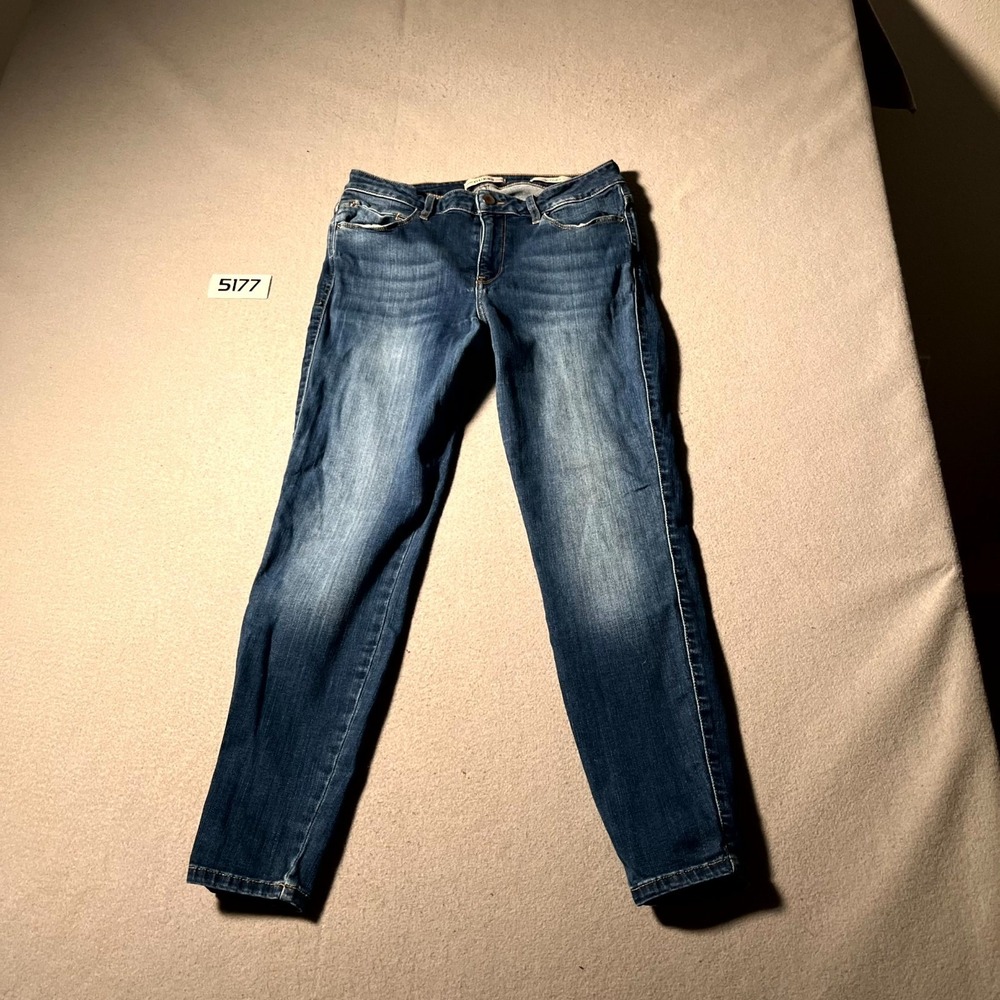 GUESS Sexy Curve Jeans Womens 30 Blue‎ Denim Dark Wash Straight Leg Streetwear